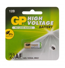 БАТАРЕЙКА GP HIGH VOLTAGE 23AFRA-2F1  ТИП 23А (1 ШТ. В БЛИСТЕРЕ) (20/200)