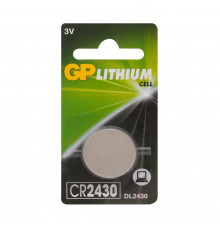 БАТАРЕЙКА GP LITHIUM GP CR2430-2C1 (1 ШТ. В БЛИСТЕРЕ) (10/600)