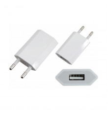 ЗАРЯДНОЕ УСТРОЙСТВО СЕТЕВОЕ USB 5V, 1000 MA (IPHONE/IPOD) БЕЛЫЙ (1/10/500) 