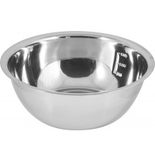 МИСКА НЕРЖАВ. BOWL-23, 1,7 Л С РАСШИР. КРАЯМИ D=23 СМ (1/100) 