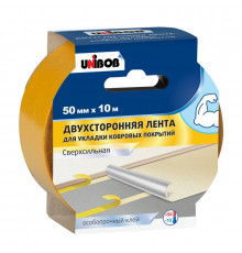 СКОТЧ ДВУСТОРОННИЙ ТКАНЕВЫЙ ПРОФИ ДЛЯ ПОДОГРЕВАЕМЫХ ПОЛОВ 50 ММ Х 10 М (30) 