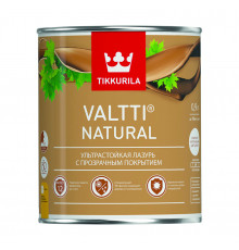 ВАЛТТИ NATURAL  0,9 Л (1/6)  УЛЬТРАСТОЙКАЯ ЛАЗУРЬ  БЕСЦВЕТНАЯ 