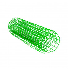 СЕТКА САДОВАЯ ПЛАСТ. 40*40 ММ  РУЛОН 1,5 Х 10 М (ЗЕЛЕНАЯ) (1) 